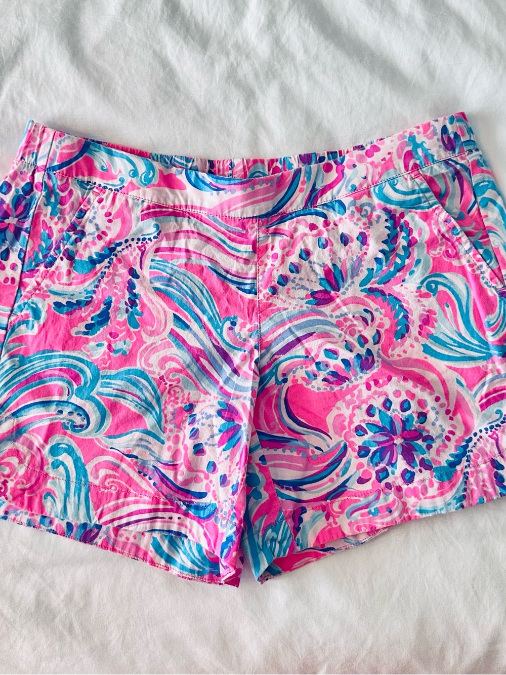 Lilly Pulitzer Ocean View shorts Pink Blue
